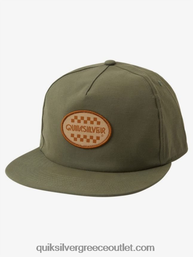 patch mate snapback καπέλο Quiksilver άνδρες 66LP841694 θυμάρι