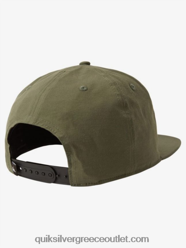 patch mate snapback καπέλο Quiksilver άνδρες 66LP841694 θυμάρι