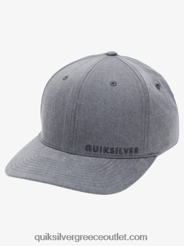 καπέλο sidestay flexfit Quiksilver άνδρες 66LP841652 μαύρος