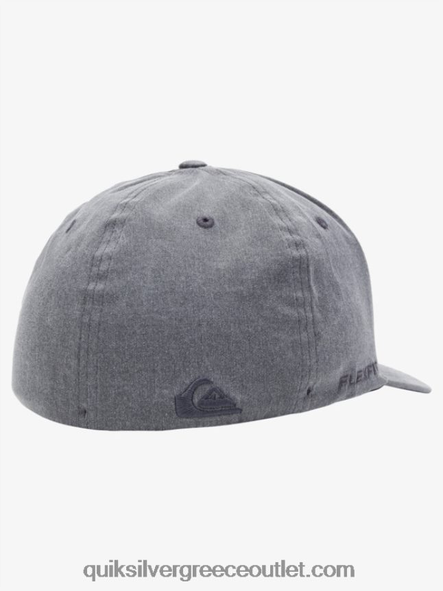 καπέλο sidestay flexfit Quiksilver άνδρες 66LP841652 μαύρος