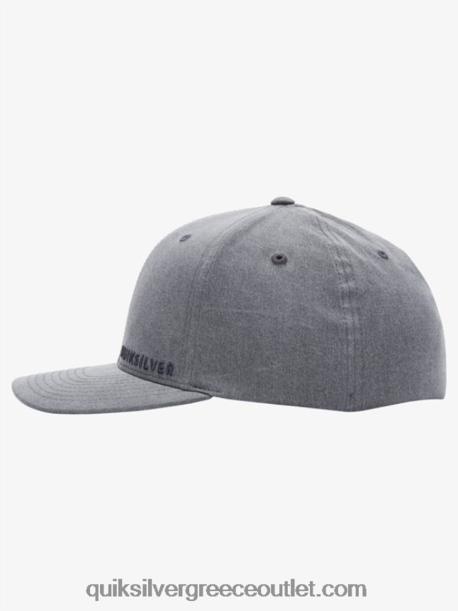 καπέλο sidestay flexfit Quiksilver άνδρες 66LP841652 μαύρος