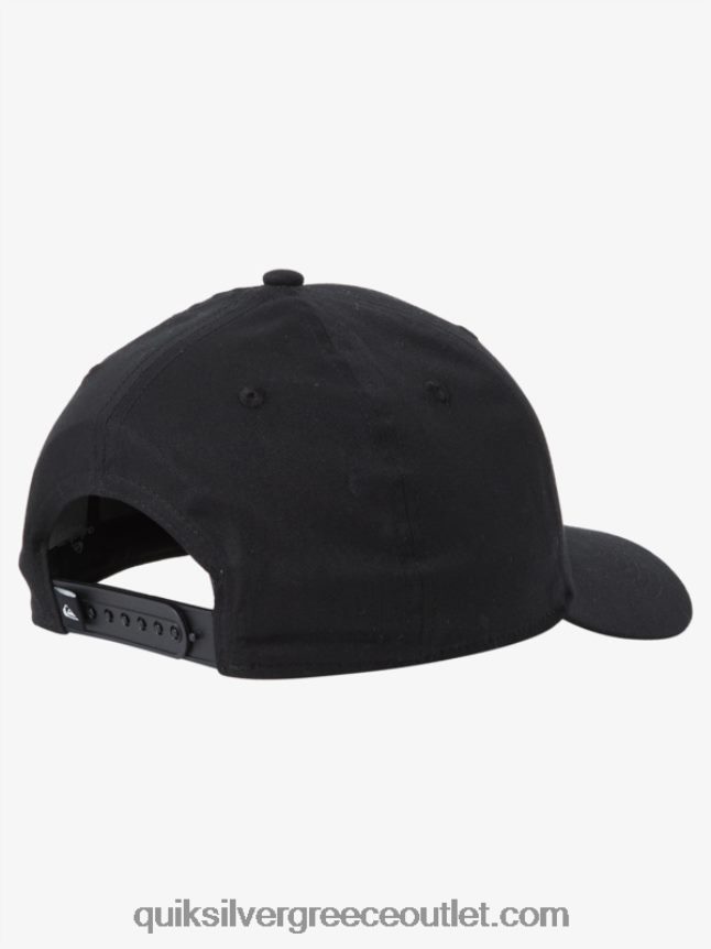 καπέλο snapback δεκαετιών Quiksilver άνδρες 66LP841080 μαύρος