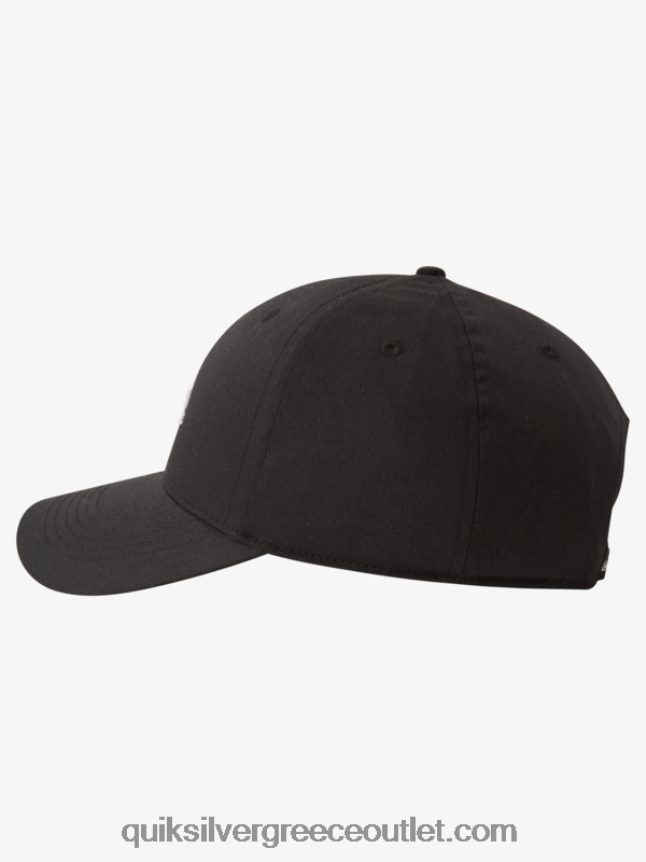 καπέλο snapback δεκαετιών Quiksilver άνδρες 66LP841080 μαύρος