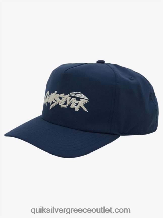 επώνυμο καπέλο snapback Quiksilver άνδρες 66LP841094 μεσάνυχτα ναυτικό