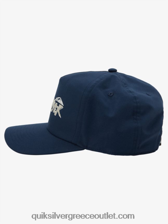 επώνυμο καπέλο snapback Quiksilver άνδρες 66LP841094 μεσάνυχτα ναυτικό