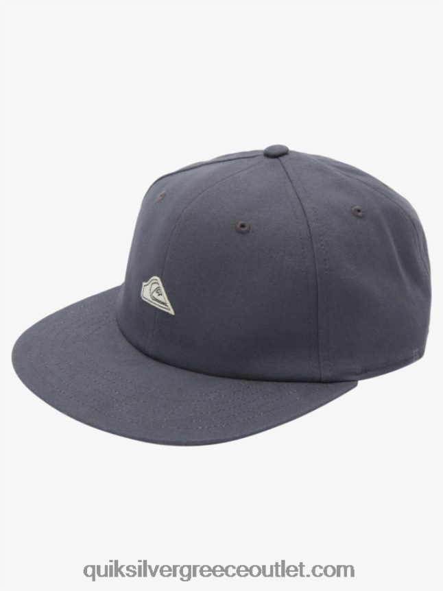snapback καπάκι με αέρια Quiksilver άνδρες 66LP841642 ασφαλτικό σκυρόδερμα