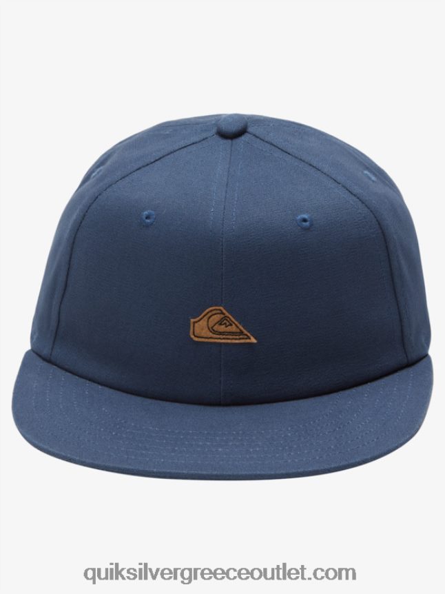 snapback καπάκι με αέρια Quiksilver άνδρες 66LP841643 σκούρο σχιστόλιθο