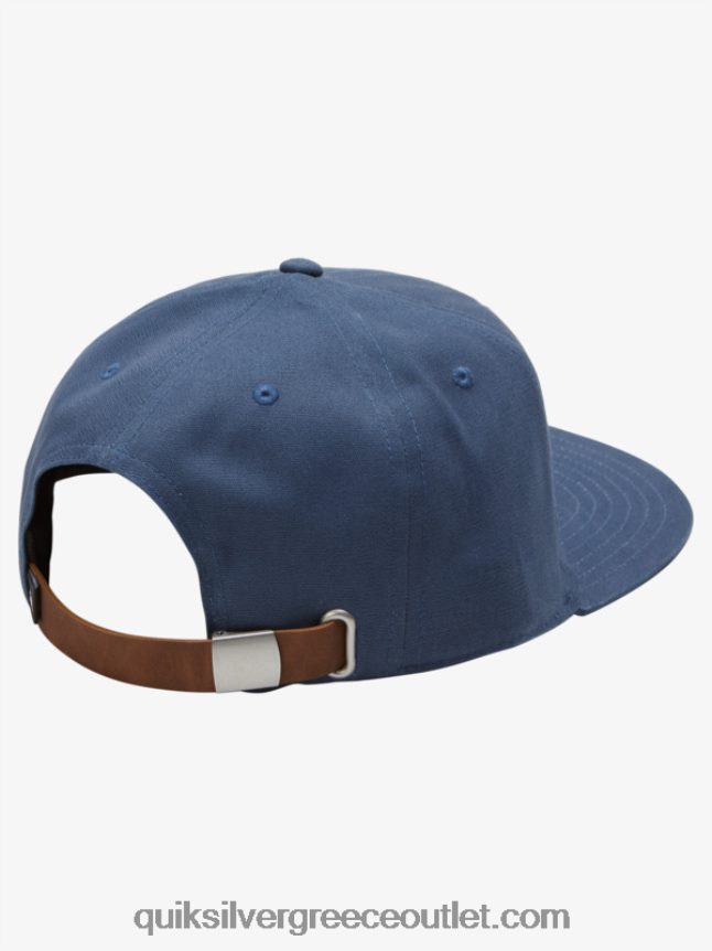 snapback καπάκι με αέρια Quiksilver άνδρες 66LP841643 σκούρο σχιστόλιθο