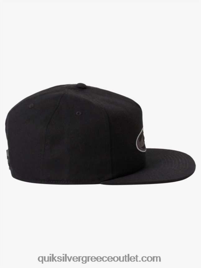 σημαίνει καπέλο snapback σκυλιών Quiksilver άνδρες 66LP841695 μαύρος