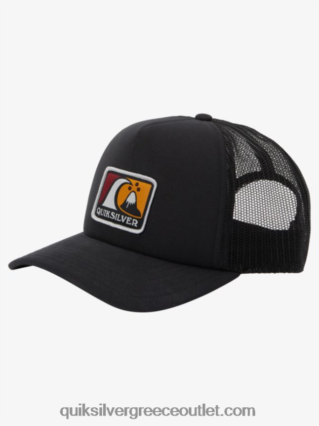 καπέλο snapback Quiksilver άνδρες 66LP841724 μαύρος