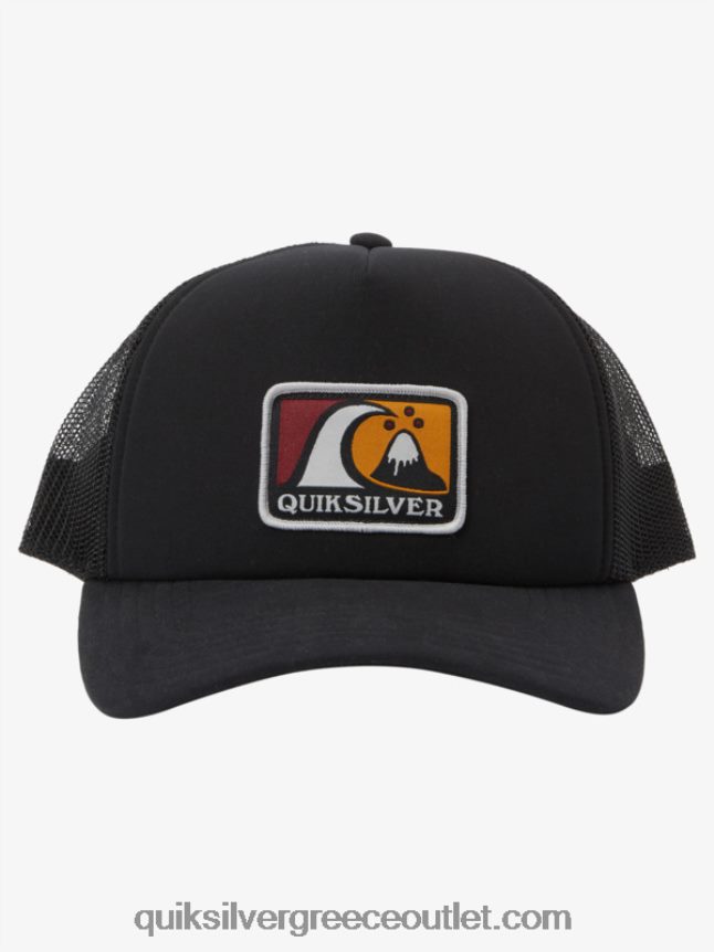 καπέλο snapback Quiksilver άνδρες 66LP841724 μαύρος