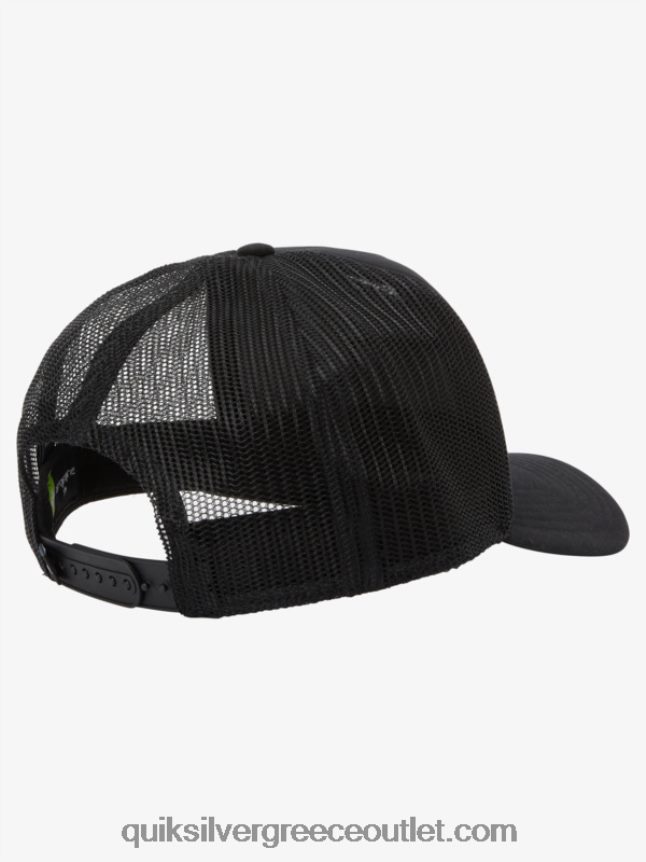 καπέλο snapback Quiksilver άνδρες 66LP841724 μαύρος