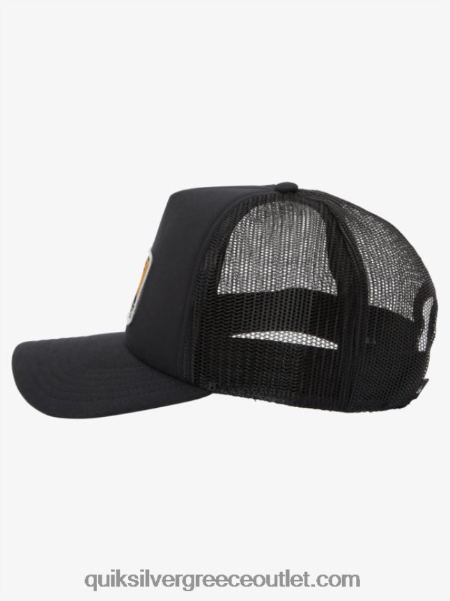 καπέλο snapback Quiksilver άνδρες 66LP841724 μαύρος