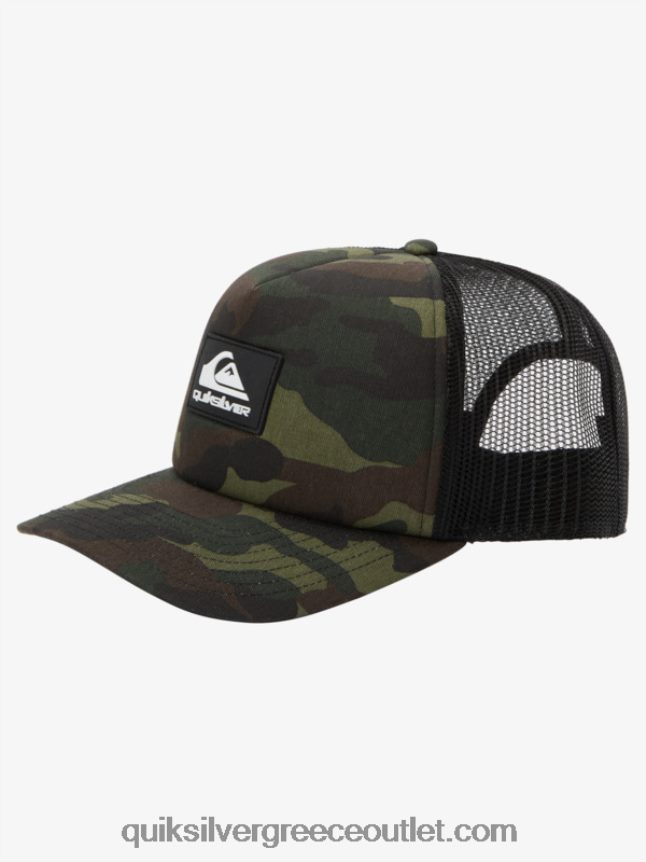 παντοδύναμο καπέλο snapback Quiksilver άνδρες 66LP84487 δάσος camo