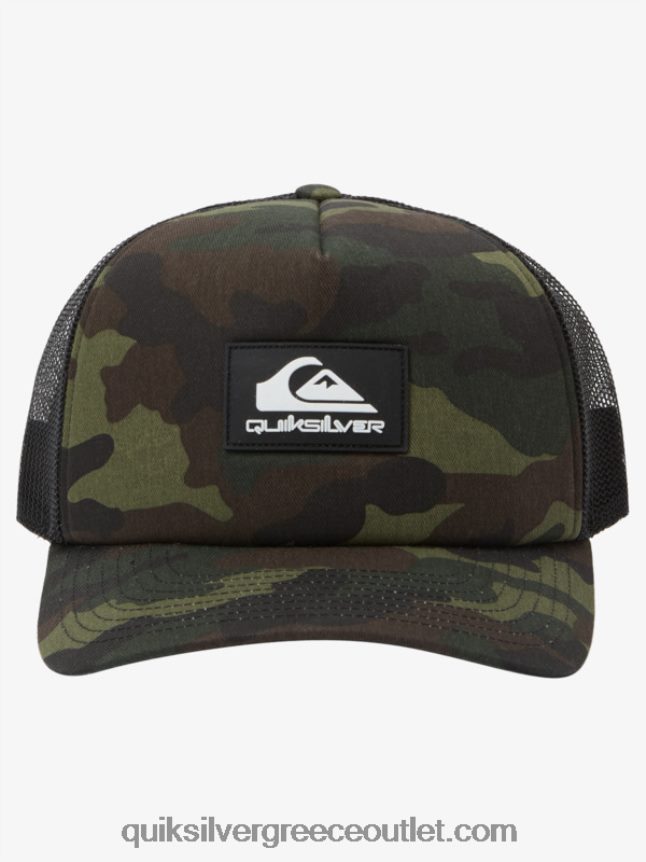 παντοδύναμο καπέλο snapback Quiksilver άνδρες 66LP84487 δάσος camo