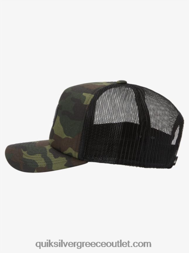 παντοδύναμο καπέλο snapback Quiksilver άνδρες 66LP84487 δάσος camo