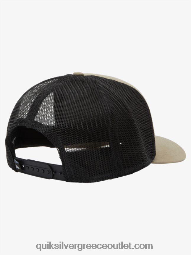 παντοδύναμο καπέλο snapback Quiksilver άνδρες 66LP84488 γκρι ελιάς