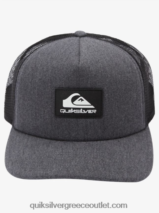 παντοδύναμο καπέλο snapback Quiksilver άνδρες 66LP84489 κάρβουνο ρείκι