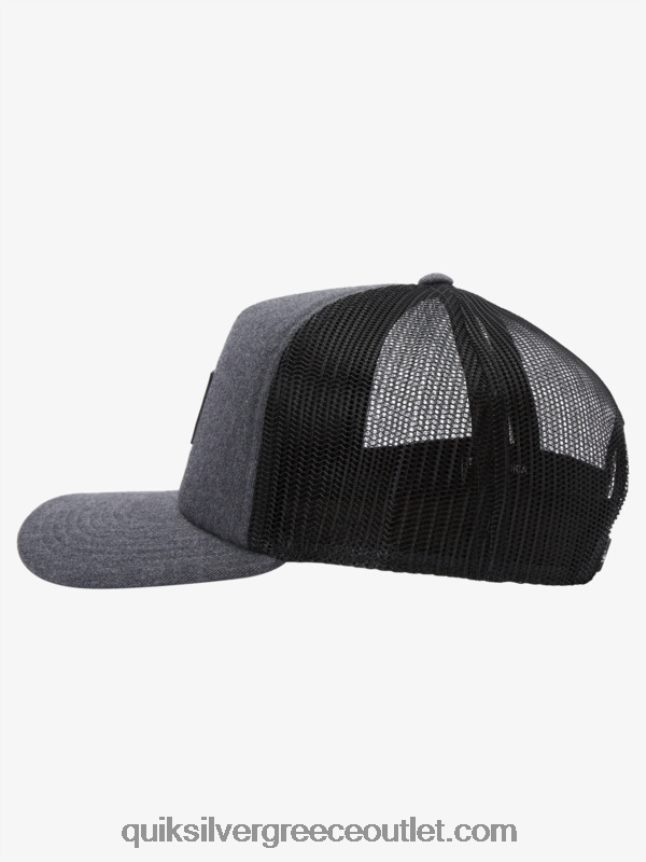 παντοδύναμο καπέλο snapback Quiksilver άνδρες 66LP84489 κάρβουνο ρείκι