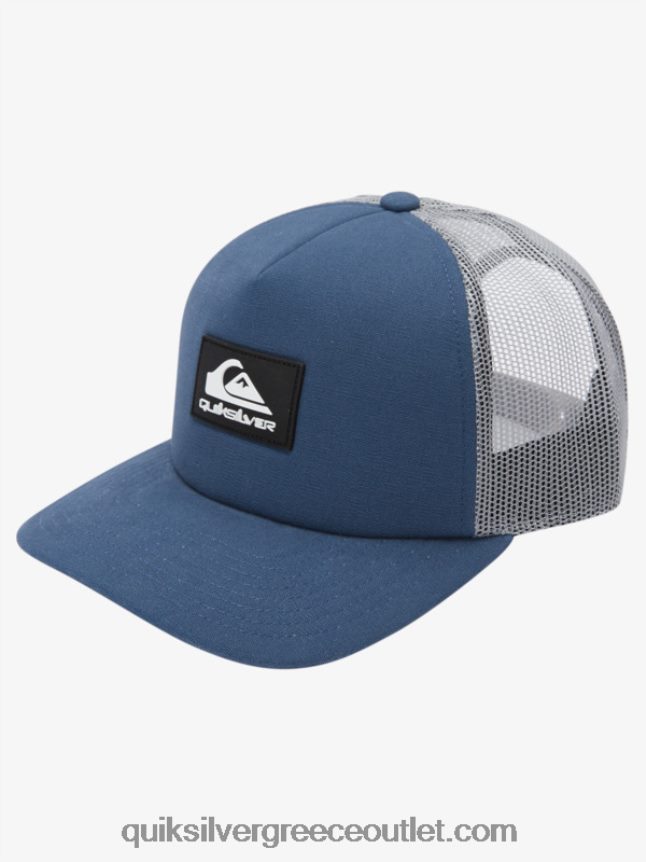 παντοδύναμο καπέλο snapback Quiksilver άνδρες 66LP84490 σκούρο σχιστόλιθο