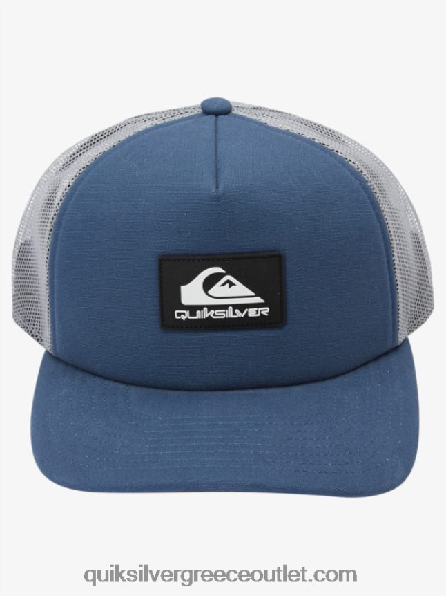 παντοδύναμο καπέλο snapback Quiksilver άνδρες 66LP84490 σκούρο σχιστόλιθο