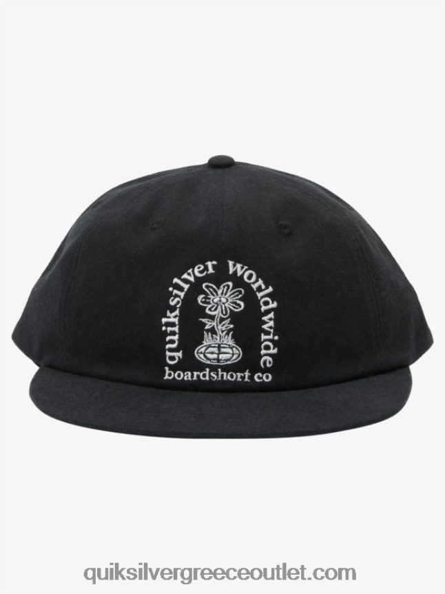 καπέλο snapback της τύχης Quiksilver άνδρες 66LP84548 μαύρος
