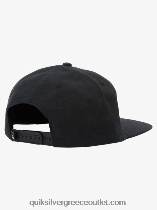 καπέλο snapback της τύχης Quiksilver άνδρες 66LP84548 μαύρος