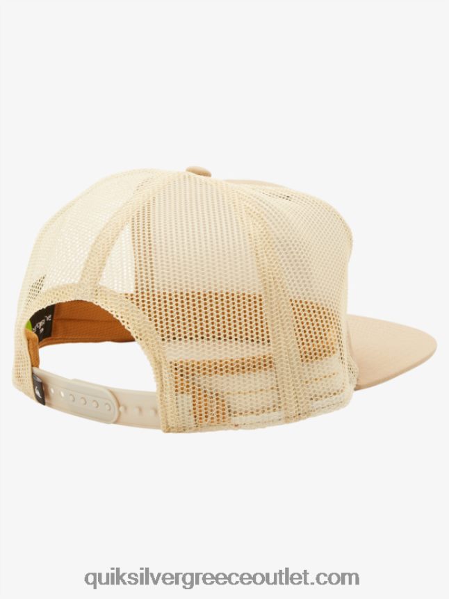 καρό καπέλο snapback Quiksilver άνδρες 66LP84756 γκρι ελιάς