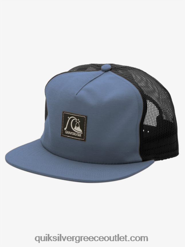 καρό καπέλο snapback Quiksilver άνδρες 66LP84757 θάλασσα του Βέρινγκ