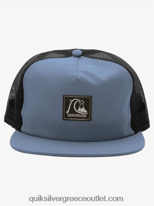καρό καπέλο snapback Quiksilver άνδρες 66LP84757 θάλασσα του Βέρινγκ
