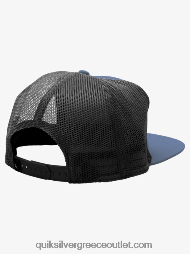 καρό καπέλο snapback Quiksilver άνδρες 66LP84757 θάλασσα του Βέρινγκ