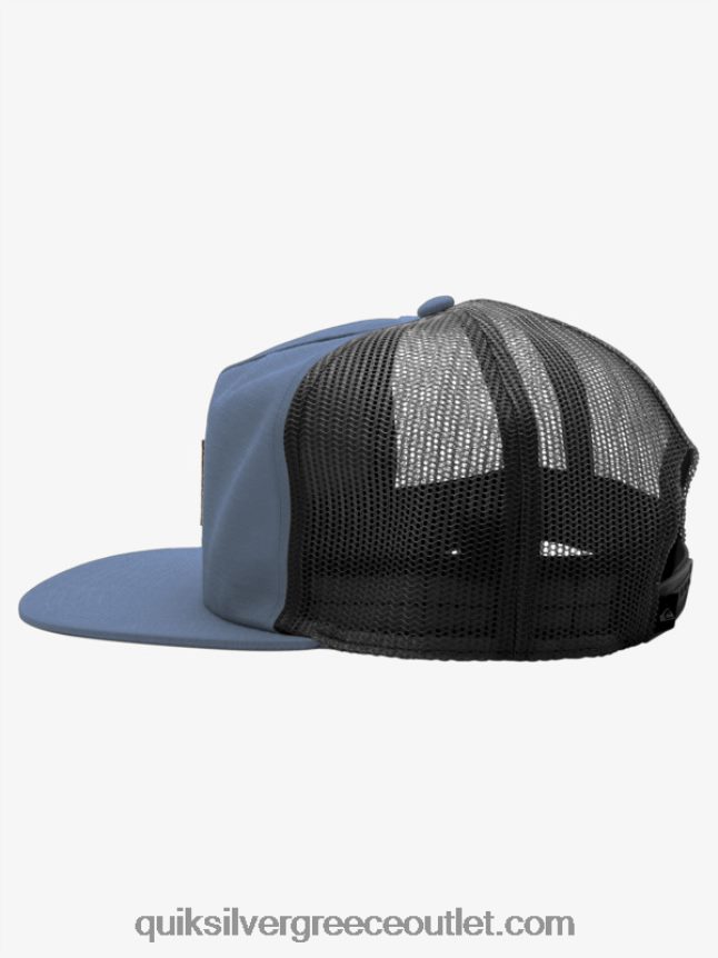 καρό καπέλο snapback Quiksilver άνδρες 66LP84757 θάλασσα του Βέρινγκ