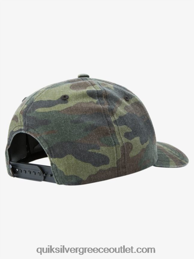 γειωμένο καπέλο snapback Αμερικής Quiksilver άνδρες 66LP84796 camo