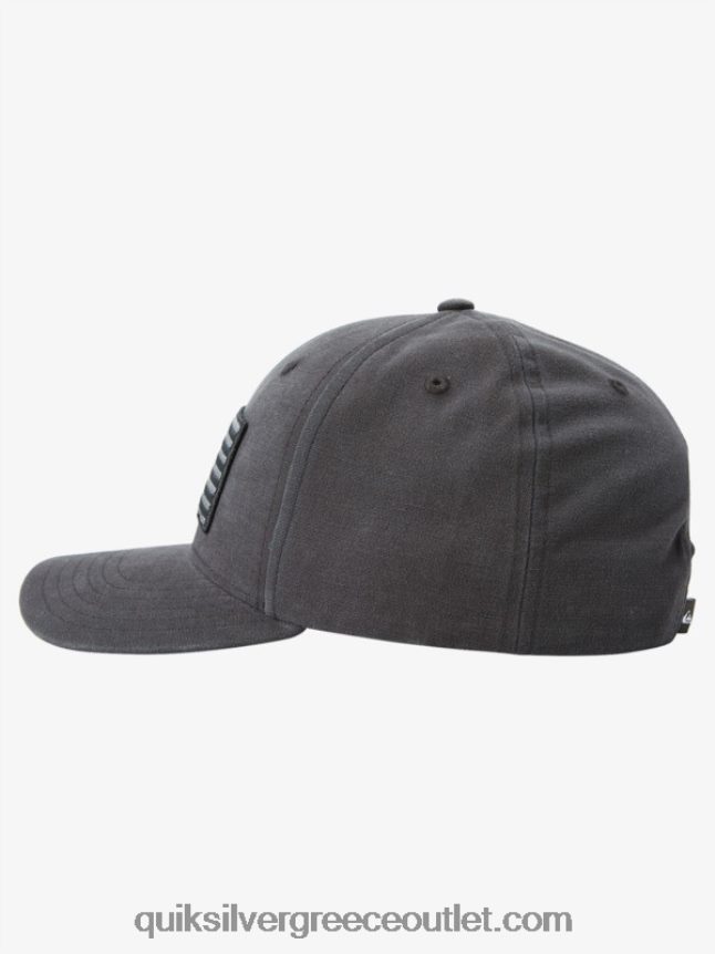 γειωμένο καπέλο snapback Αμερικής Quiksilver άνδρες 66LP84797 μαύρος