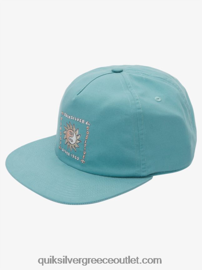 καπέλο surfwash snapback Quiksilver άνδρες 66LP84987 μπλε της Βρετάνης