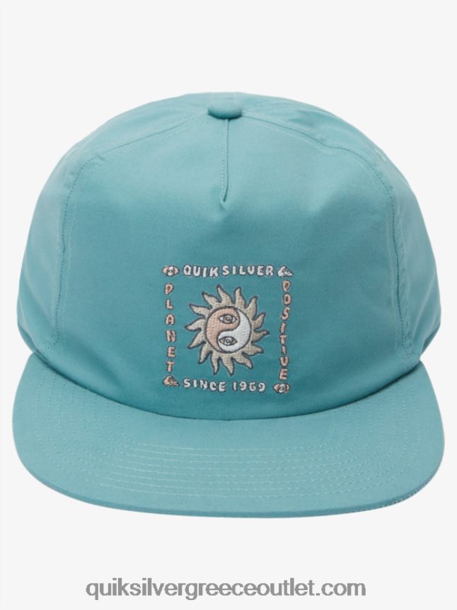 καπέλο surfwash snapback Quiksilver άνδρες 66LP84987 μπλε της Βρετάνης