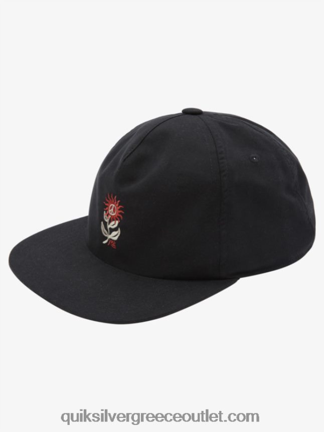 καπέλο surfwash snapback Quiksilver άνδρες 66LP84988 μαύρος