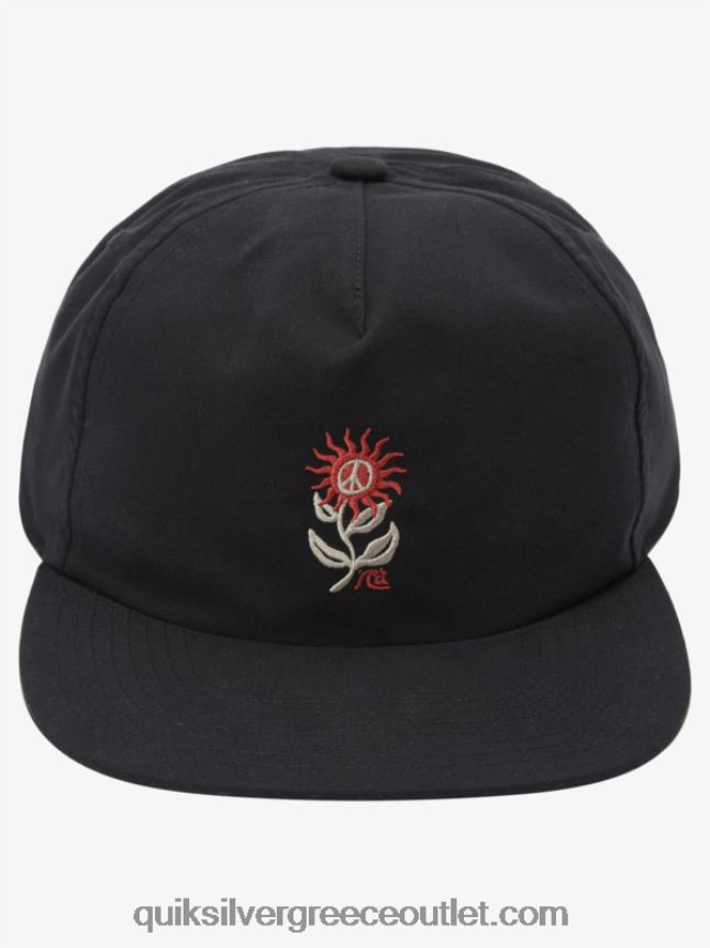 καπέλο surfwash snapback Quiksilver άνδρες 66LP84988 μαύρος