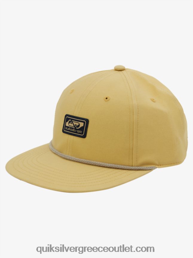 καπέλο μπέιζμπολ taxer Quiksilver άνδρες 66LP841035 σιτάρι