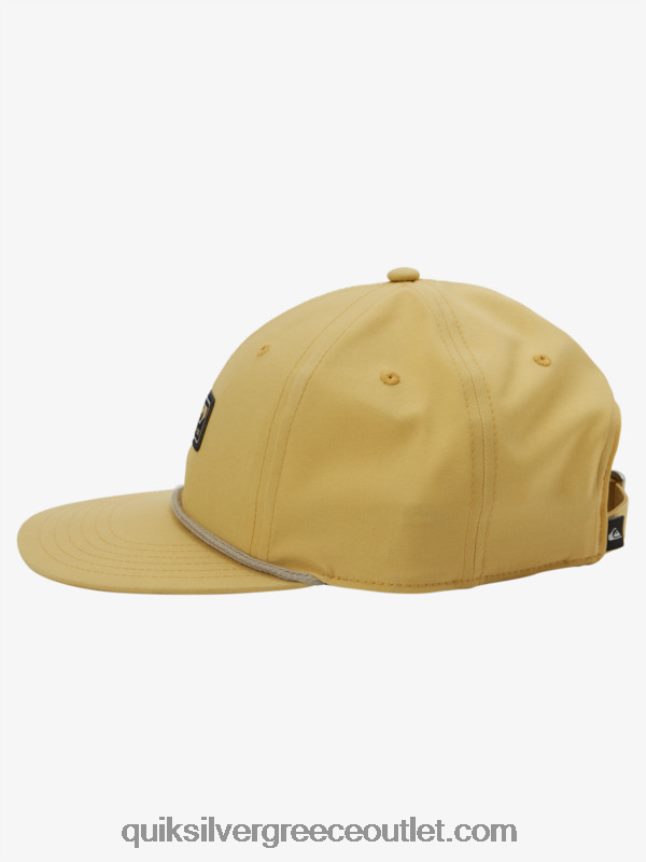 καπέλο μπέιζμπολ taxer Quiksilver άνδρες 66LP841035 σιτάρι