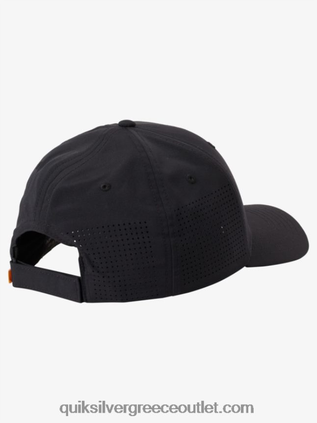 waterman perf turf snapback καπέλο Quiksilver άνδρες 66LP841007 μαύρος