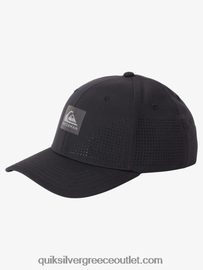 waterman perf turf snapback καπέλο Quiksilver άνδρες 66LP841007 μαύρος