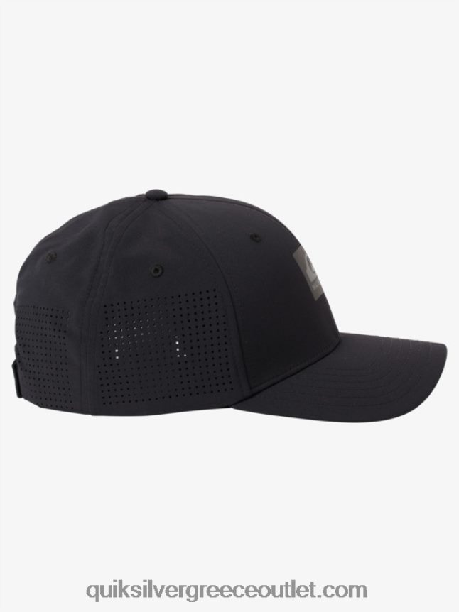 waterman perf turf snapback καπέλο Quiksilver άνδρες 66LP841007 μαύρος