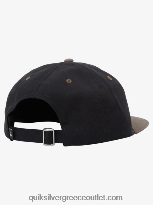 καπέλο μπέιζμπολ zinger Quiksilver άνδρες 66LP84604 μαύρο / jet black