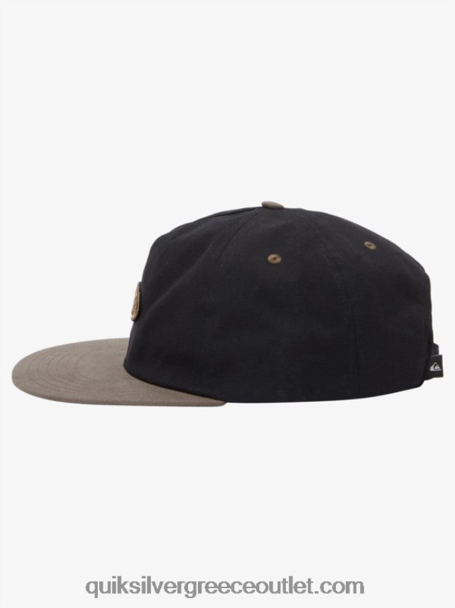 καπέλο μπέιζμπολ zinger Quiksilver άνδρες 66LP84604 μαύρο / jet black