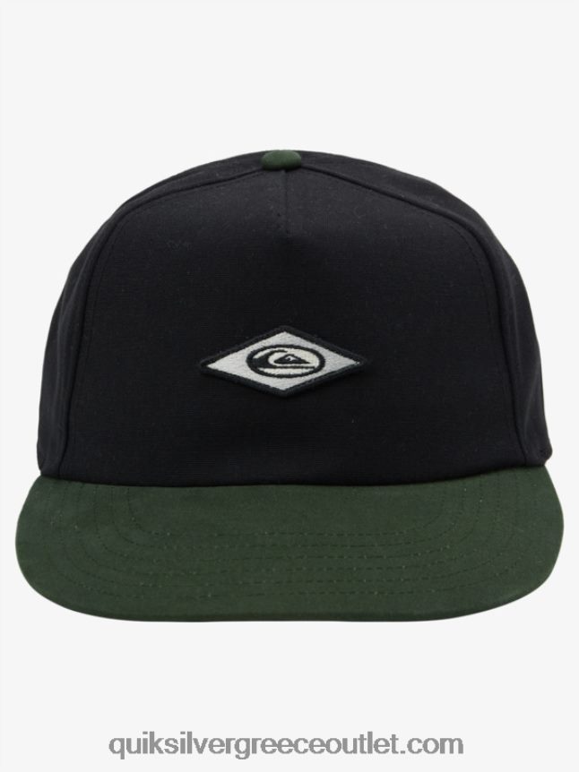 καπέλο μπέιζμπολ zinger Quiksilver άνδρες 66LP84605 μαύρος