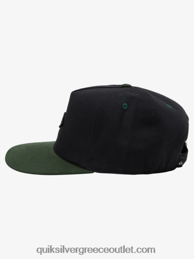 καπέλο μπέιζμπολ zinger Quiksilver άνδρες 66LP84605 μαύρος