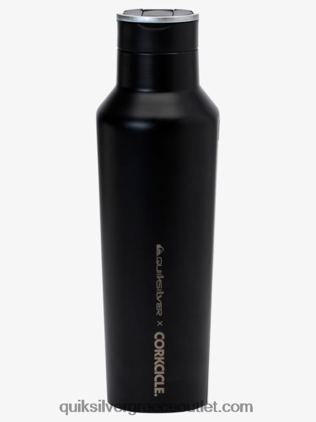μπουκαλι ΝΕΡΟΥ Quiksilver x Corkcicle άνδρες 66LP841181 μαύρος