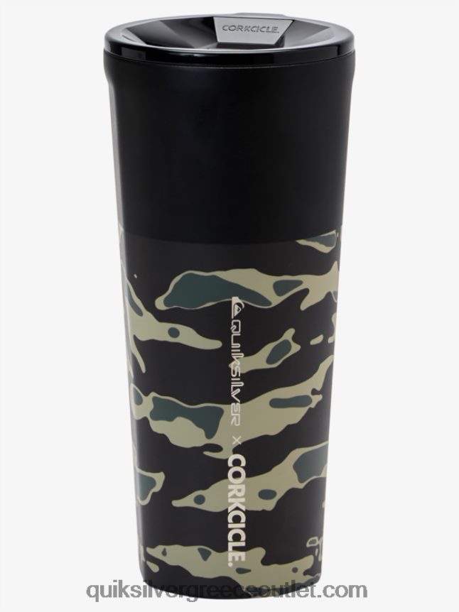 κλασικό ποτήρι Quiksilver x Corkcicle άνδρες 66LP841215 camo print κρίσιμη μάχη