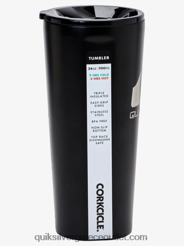 κλασικό ποτήρι Quiksilver x Corkcicle άνδρες 66LP841216 μαύρος